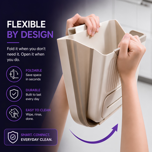 FlexBin™ Pro – Foldable Hanging Kitchen Trash Bin