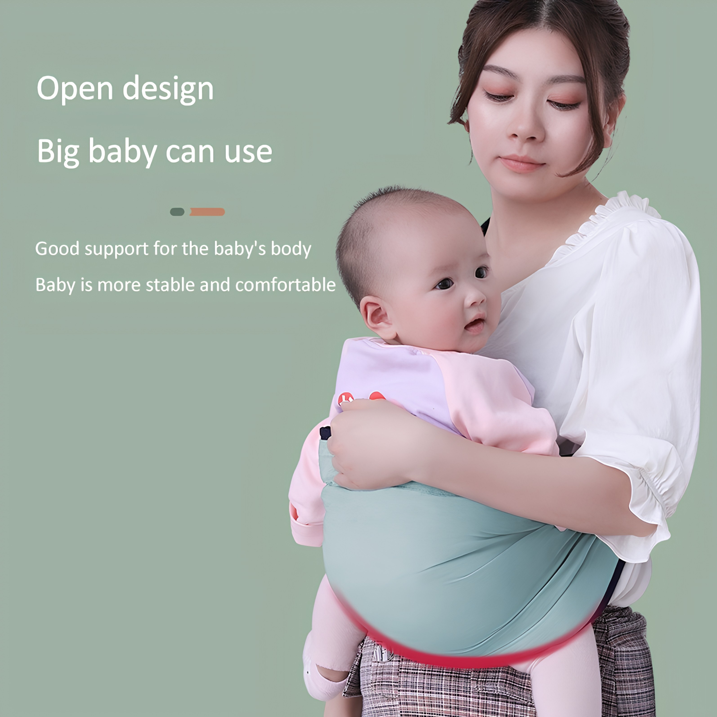 Breathable Baby Carrier with Hip Support