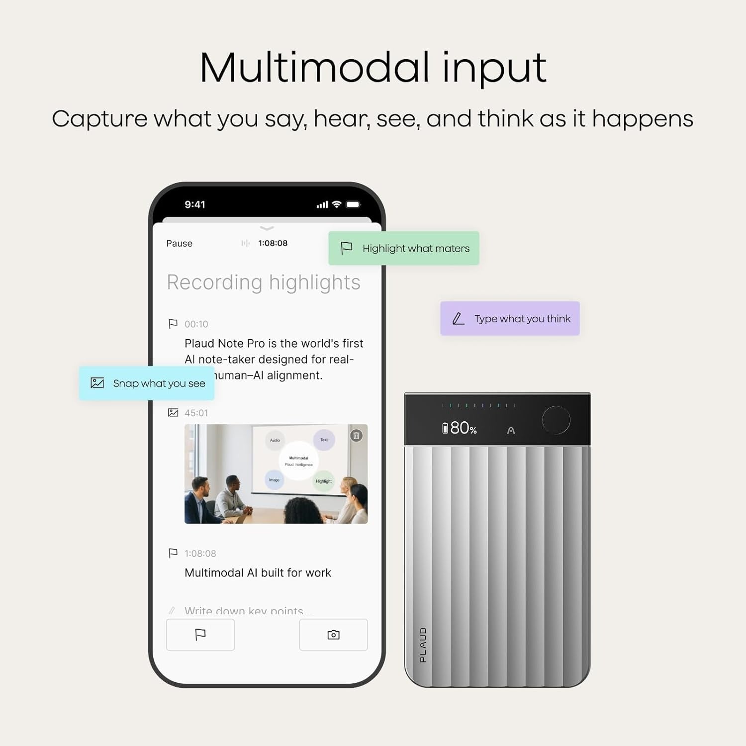 Plaud Note Pro – Advanced AI Note-Taking & Voice Recorder Device