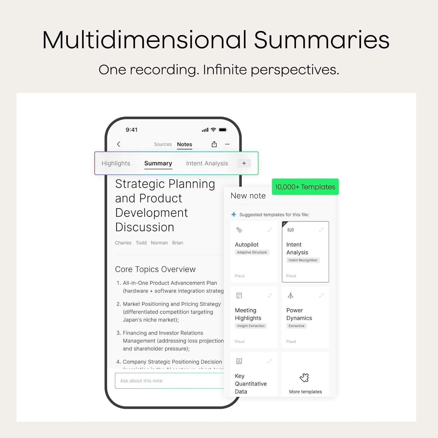 Plaud Note Pro – Advanced AI Note-Taking & Voice Recorder Device
