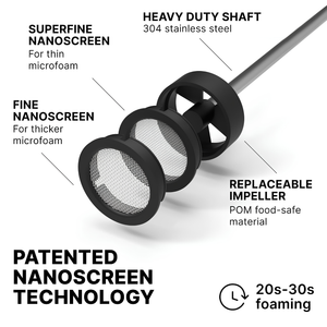 ProFoam™ Rechargeable Milk Frother – Barista-Style Microfoam Maker