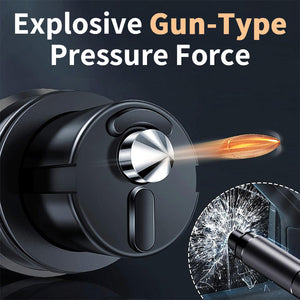 Flash Hammer – Emergency Car Safety Hammer with LED Torch & Seatbelt Cutter