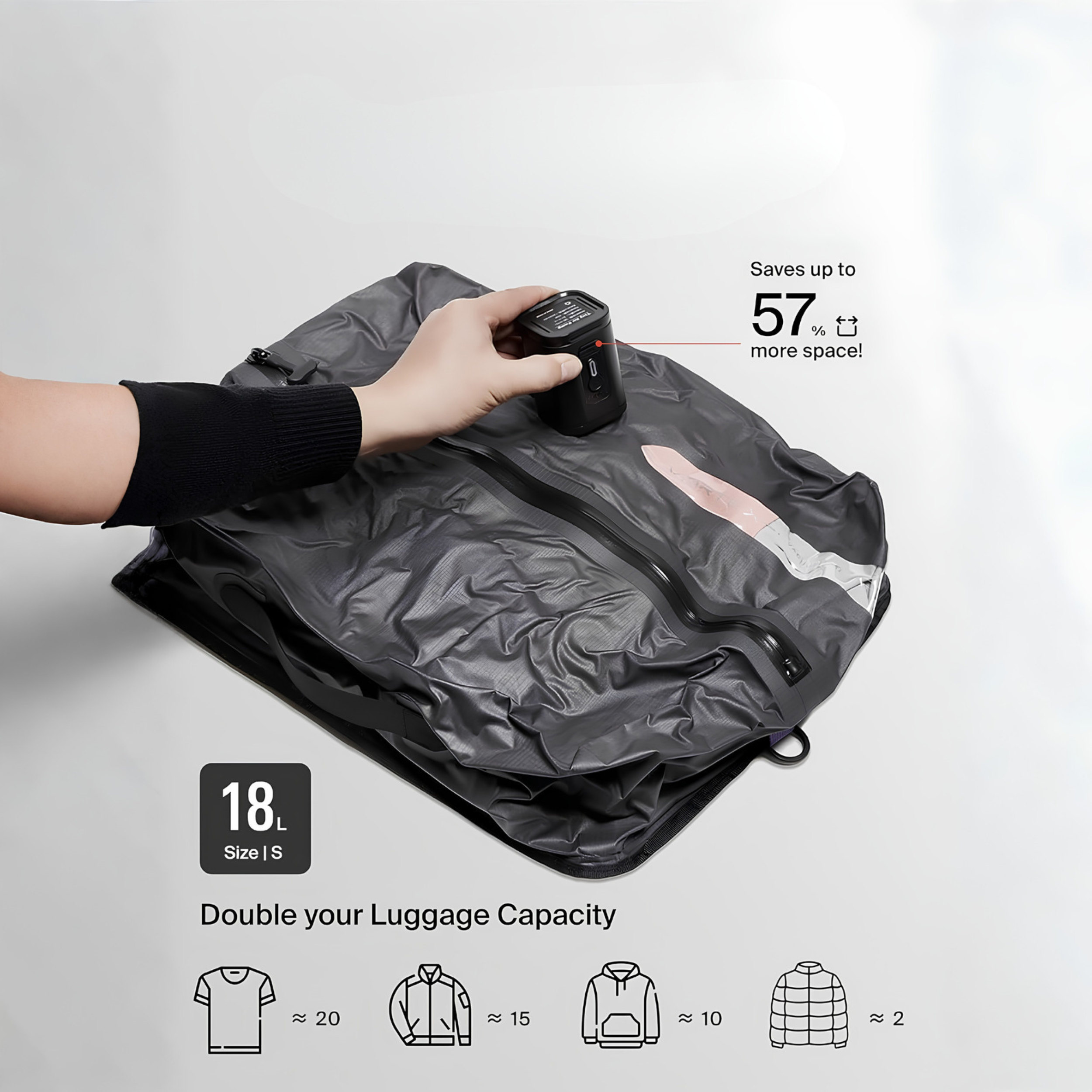 Compression Travel Organizer Bag