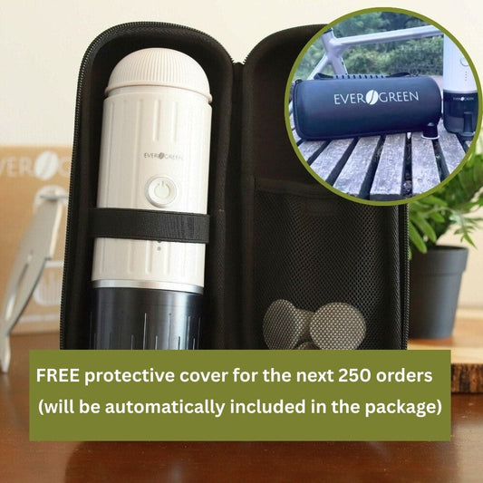 Nomaduo® by Evergreen® – Portable Coffee Machine for Capsules & Ground Coffee