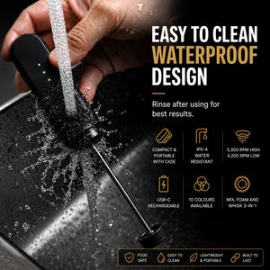 ProFoam™ Rechargeable Milk Frother – Barista-Style Microfoam Maker