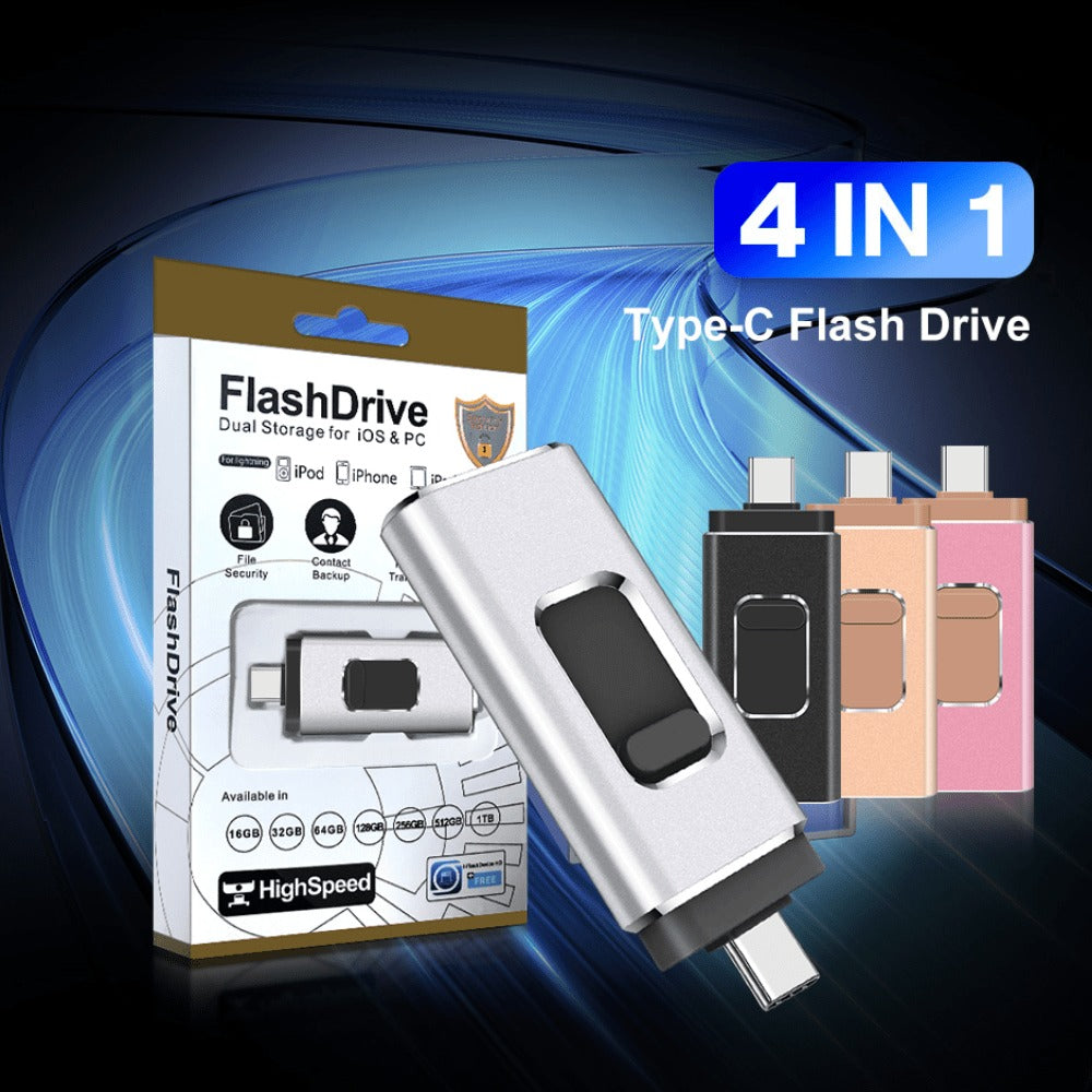 4 in 1 High Speed USB Multi Drive Flash Drive