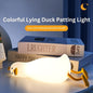 Cross-border explosions lie flat duck silicone night light