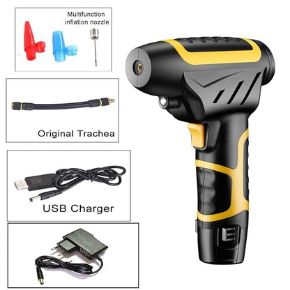 Wireless Intelligent Tire Air Pump | Portable Electric Inflator with Digital Display & Wireless Charging