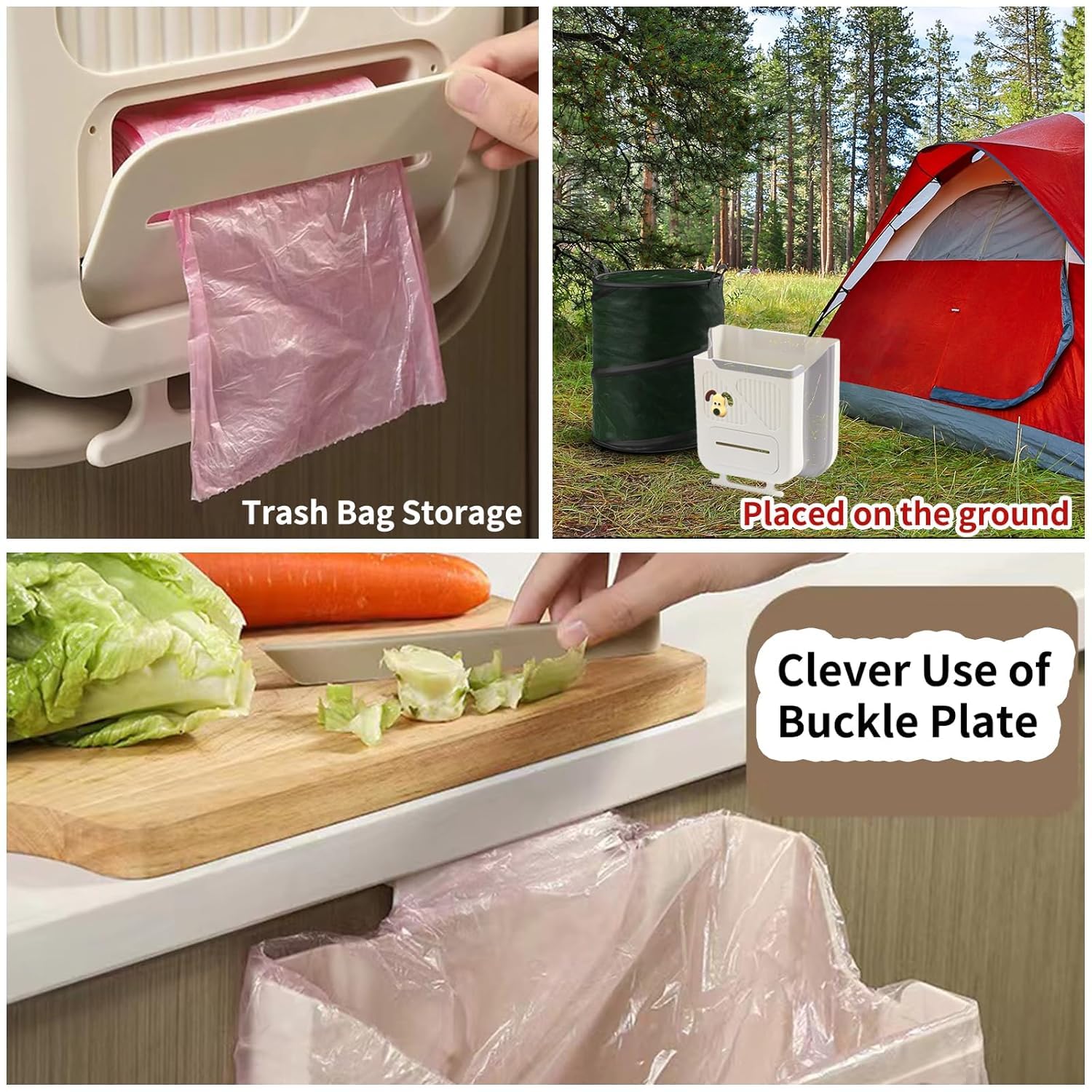 FlexBin™ Pro – Foldable Hanging Kitchen Trash Bin