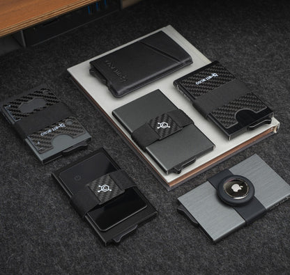 Slim RFID-Blocking Aluminum Wallet with Quick-Deploy™ Card Access