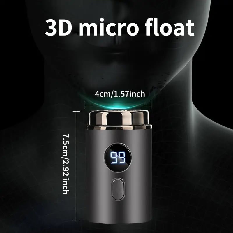 Mini Portable Electric Shaver – USB Rechargeable Grooming Tool