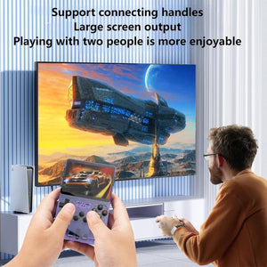 R36S Pro Retro Handheld Game Console – 3.5 IPS Portable Gaming Device with 64GB & 15,000+ Games