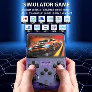 R36S Pro Retro Handheld Game Console – 3.5 IPS Portable Gaming Device with 64GB & 15,000+ Games