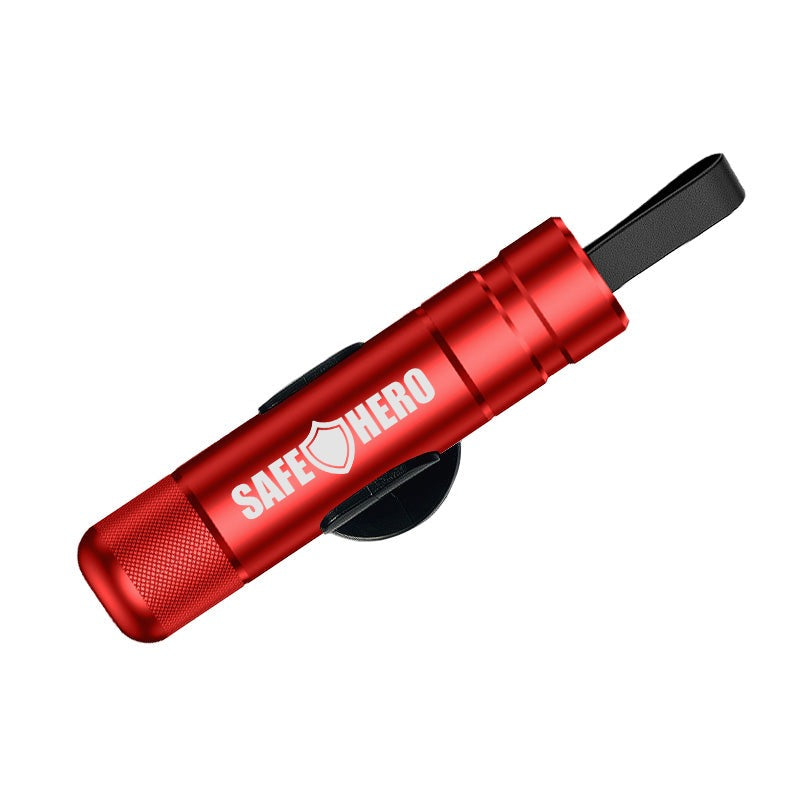 Flash Hammer – Emergency Car Safety Hammer with LED Torch & Seatbelt Cutter