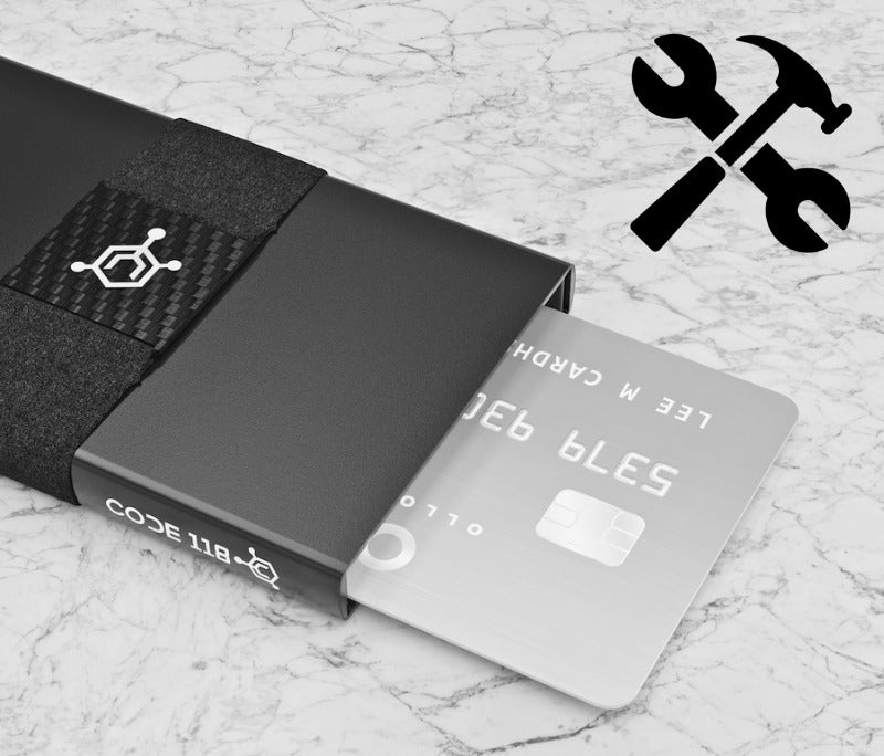 Slim RFID-Blocking Aluminum Wallet with Quick-Deploy™ Card Access