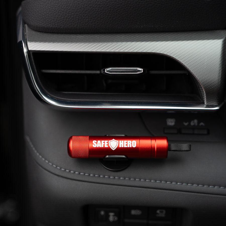Flash Hammer – Emergency Car Safety Hammer with LED Torch & Seatbelt Cutter