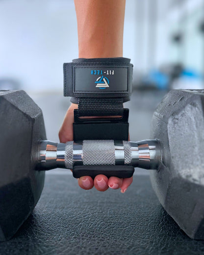 Women’s Power Hooks – Heavy Duty Weightlifting Hooks with Wrist Support