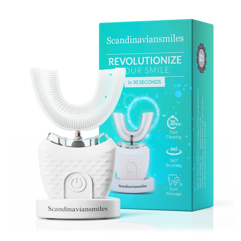 Scandinavian Smiles Sonic Whitening Toothbrush – Advanced Electric Toothbrush for Deep Cleaning & Brighter Smile