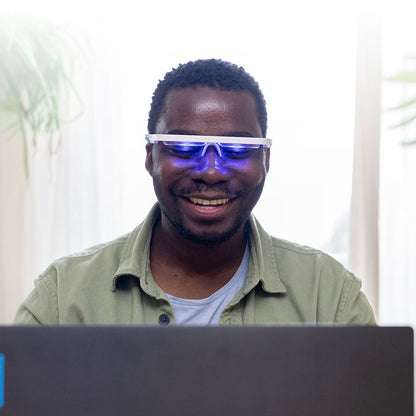AYO Light Therapy Glasses – Circadian Rhythm Sleep & Energy Boost Glasses