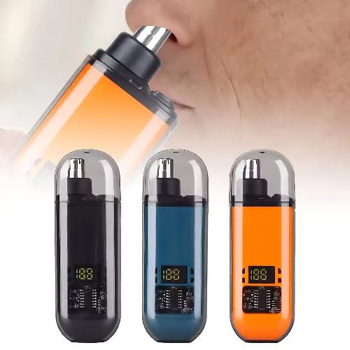 Smart Electric Nose Hair Trimmer with LED Display
