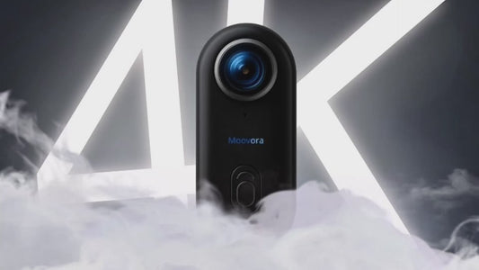 Moovora 4K UHD Dash Cam – Onboard Security Camera with Night Vision & Loop Recording