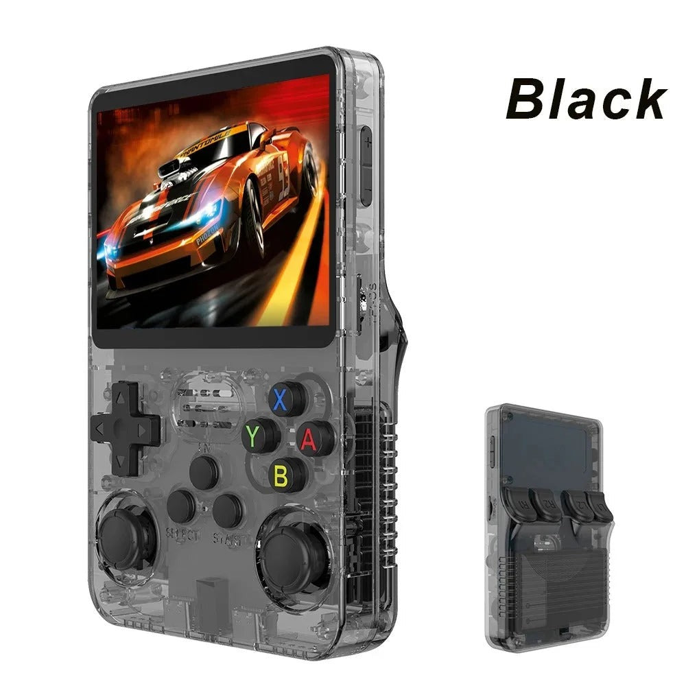 R36S Pro Retro Handheld Game Console – 3.5 IPS Portable Gaming Device with 64GB & 15,000+ Games